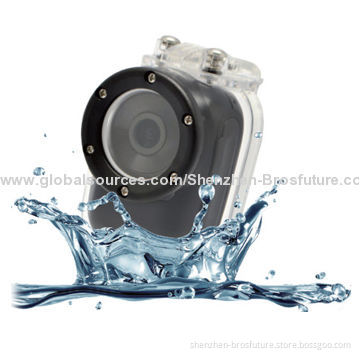 Wi-Fi Mini Cameras, Supports 1,080P Full HD, 30m Waterproof, G-sensor, H.264